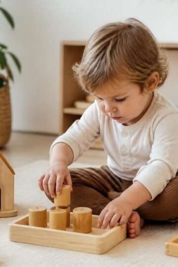 Montessori Spielzeug ab 2 Jahren: Geeignete Ideen für Alltag, Lernen und Bewegung