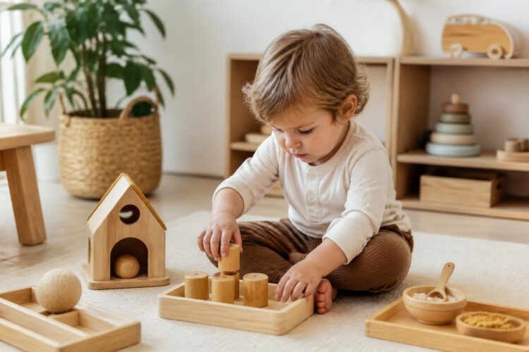 Montessori Spielzeug ab 2 Jahren: Geeignete Ideen für Alltag, Lernen und Bewegung